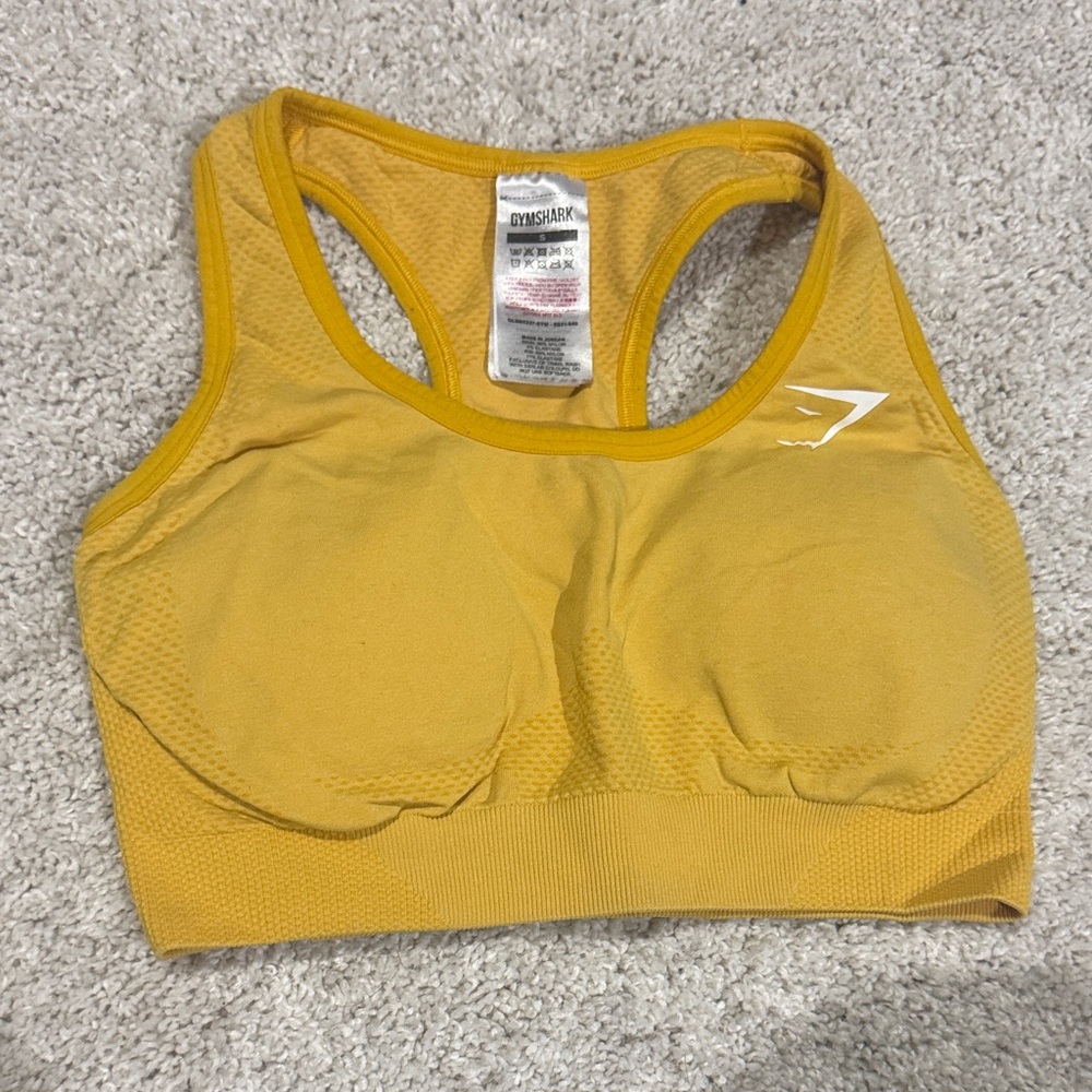 Gymshark Yellow Sports Bra